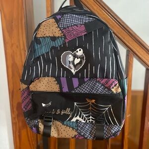 Disney The Nightmare Before Christmas Jack and Sally Unisex  Backpack NWOT